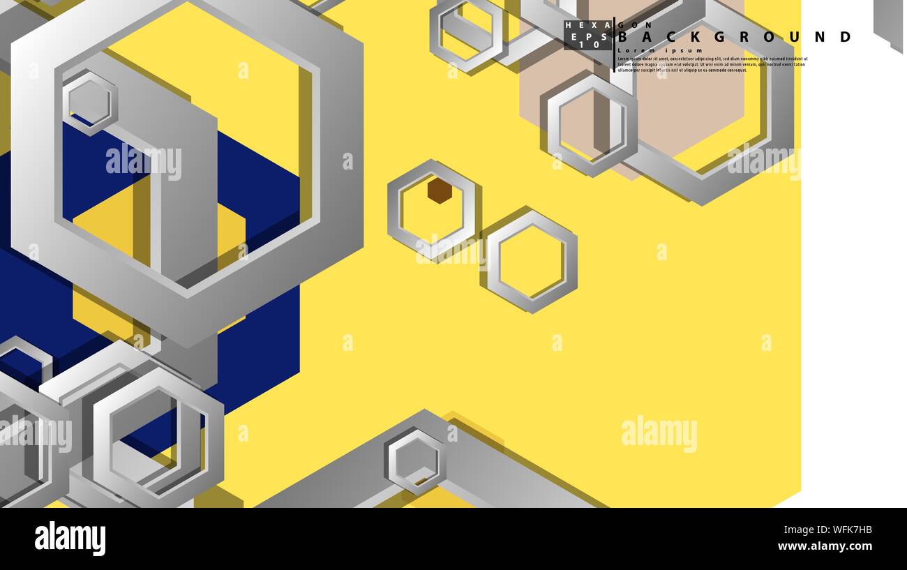 Middle Ag Abstract Background Abstract geometric background with hexagon, middle ages color ...