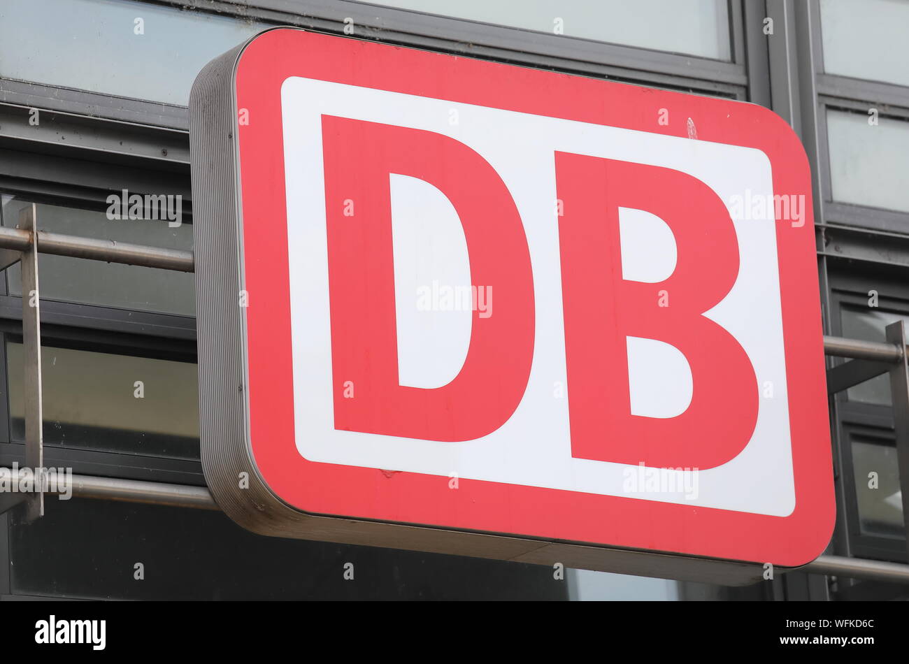 DB Deutsche Bahn train railway company Germany Stock Photo Alamy