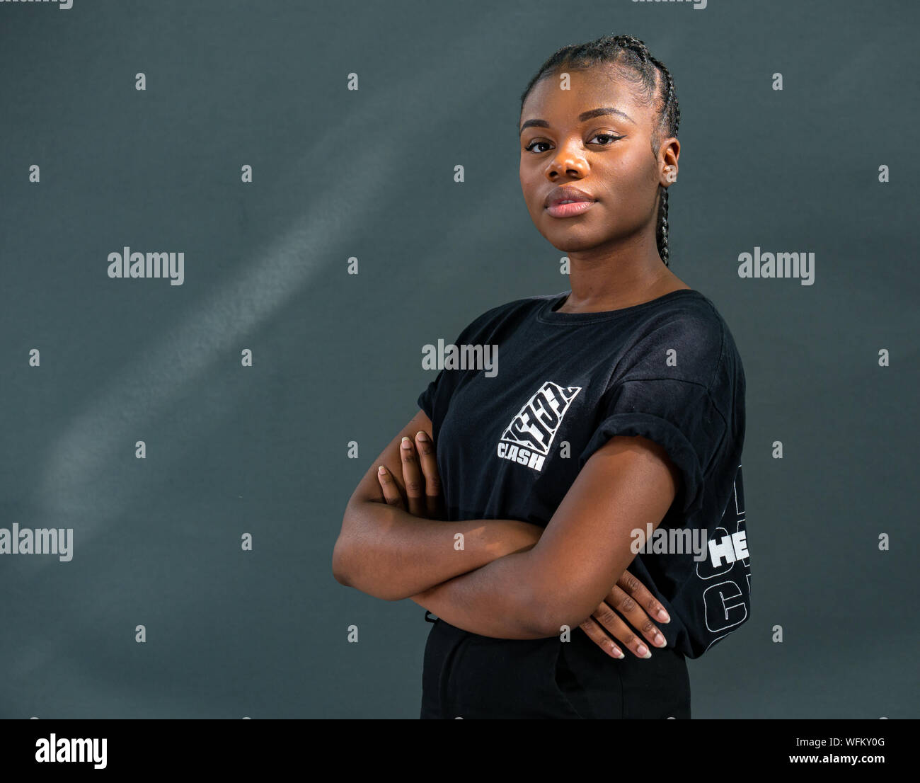 Tania Nwachukwu (Octavia Poetry Collection) at the Edinburgh International Book Festival 2019, Scotland, UK Stock Photo