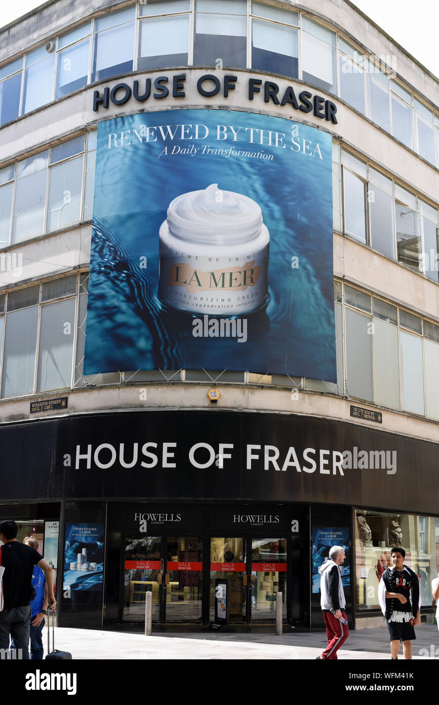 House of Fraser Cardiff number 3832 Stock Photo