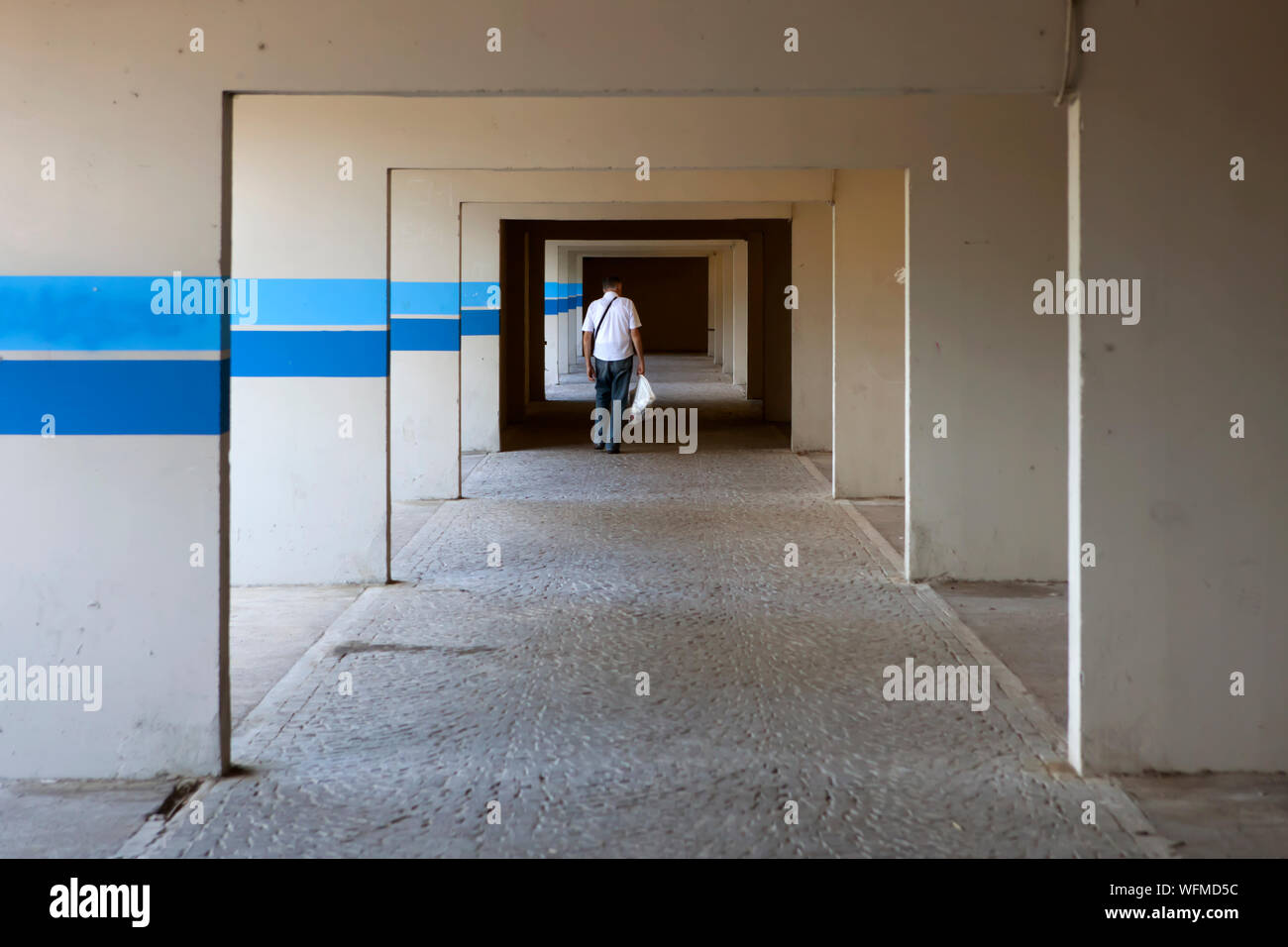 Serpentone Roma Social housing known as Corviale or Serpentone (snake) on the outskirts ...