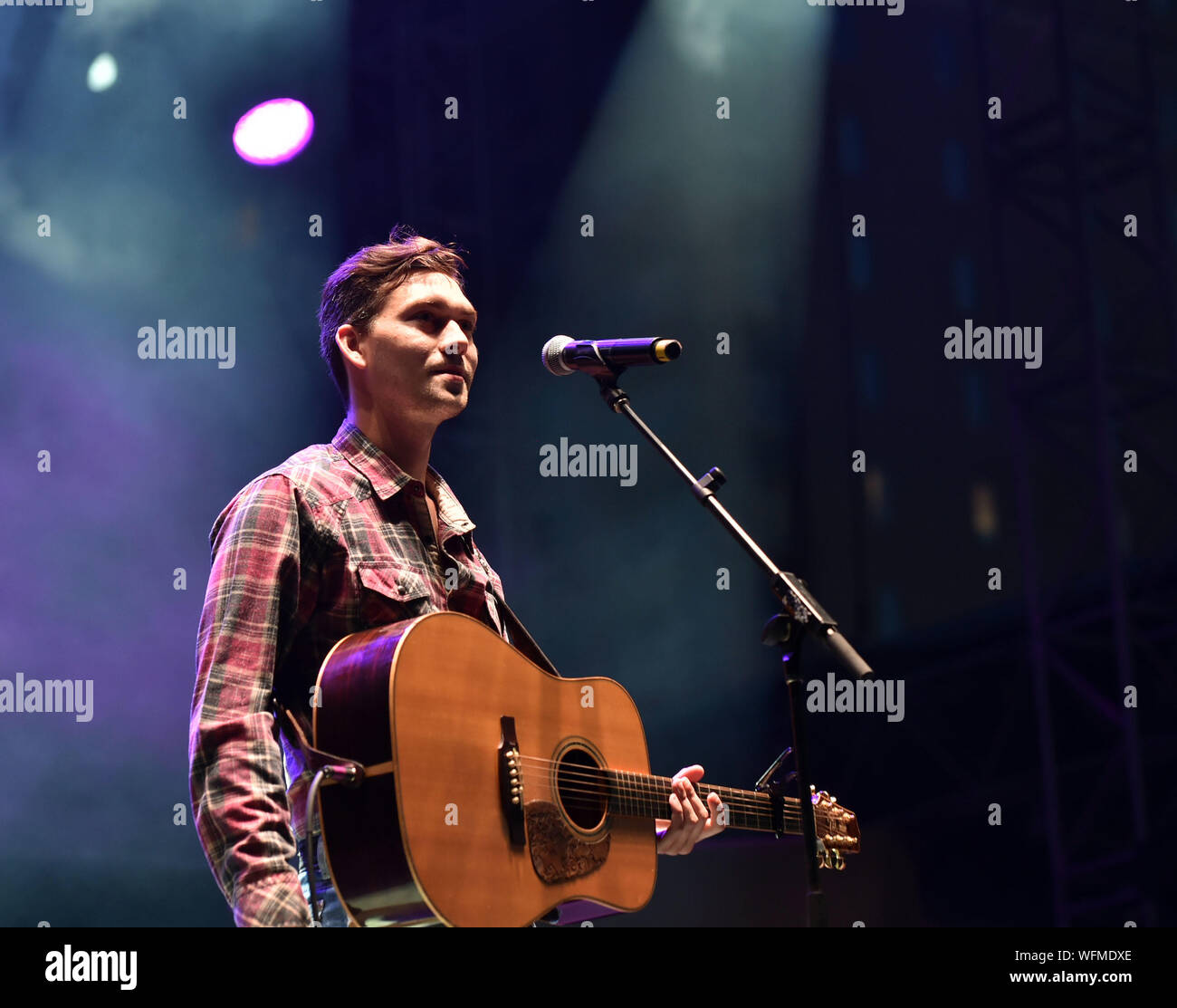 Virginia Country Singer August 30, 2019, Virginia Beach, Virginia, USA: American Music Festival ...