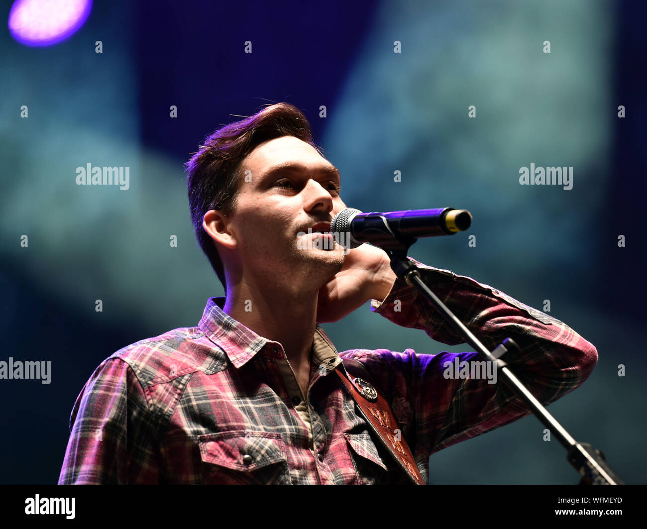 Virginia Country Singer August 30, 2019, Virginia Beach, Virginia, USA: American Music Festival ...