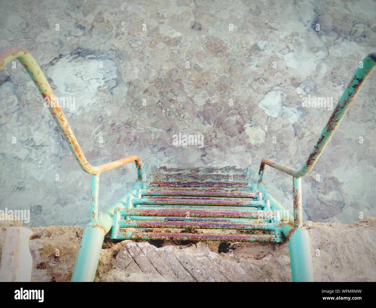 Ladder into sea hi-res stock photography and images - Alamy