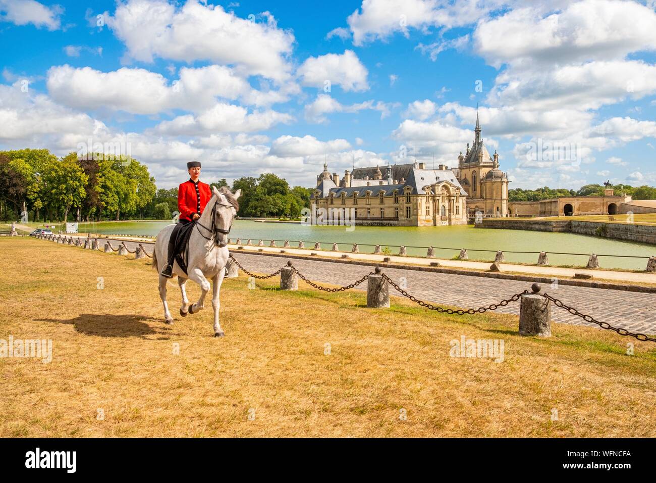 France, Oise, Chantilly, Chateau de Chantilly, the Grandes Ecuries