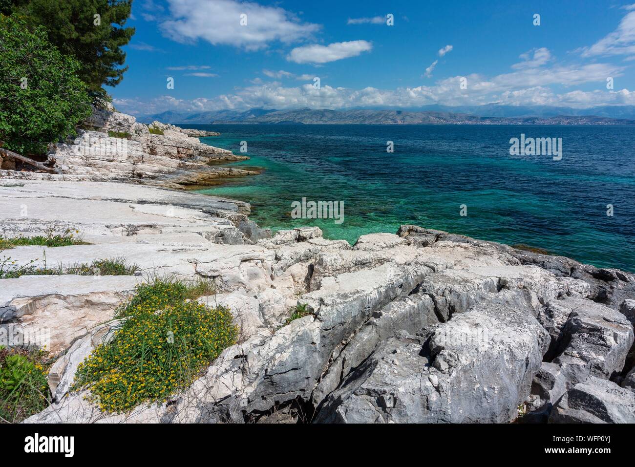 Greece, Ionian Islands, Corfu, Kassiopi Stock Photo