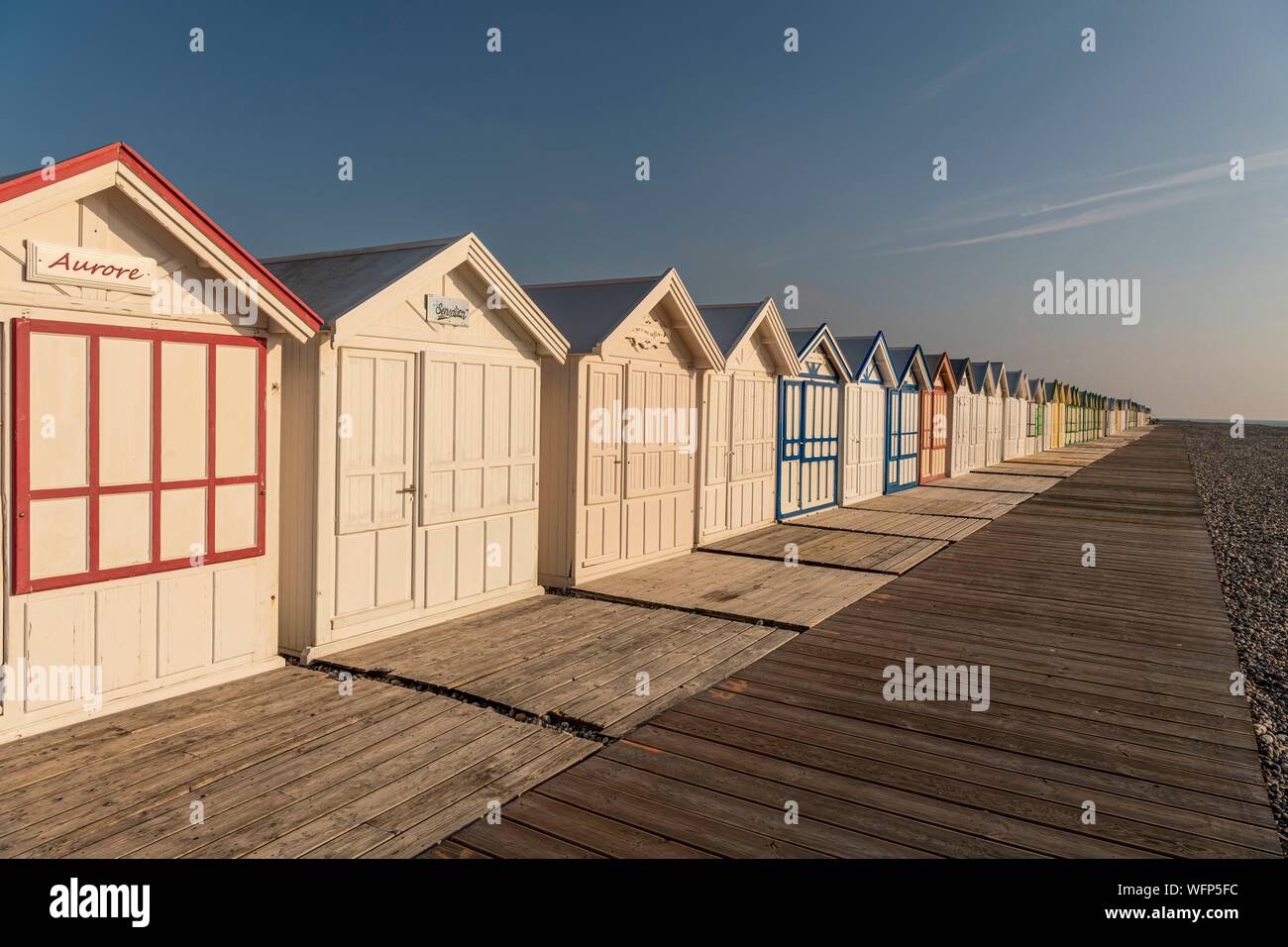 France Somme Cayeux Sur Mer The Path Boards In Cayeux Sur Mer