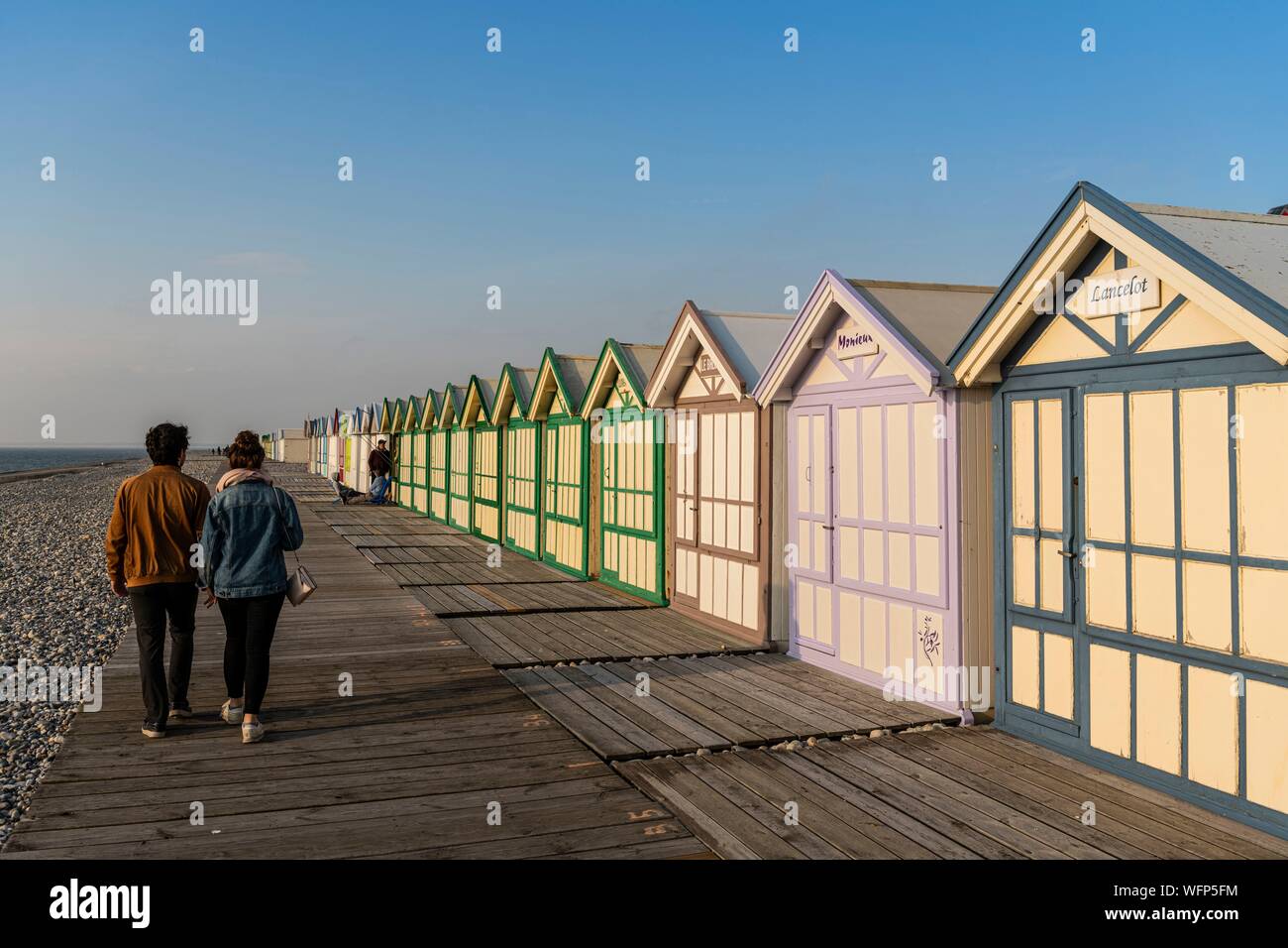 France Somme Cayeux Sur Mer The Path Boards In Cayeux Sur Mer