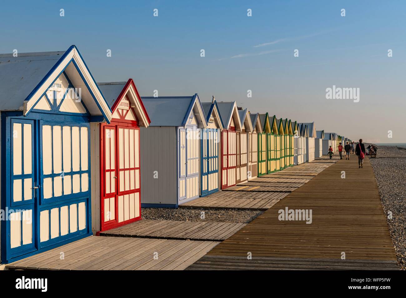France Somme Cayeux Sur Mer The Path Boards In Cayeux Sur Mer