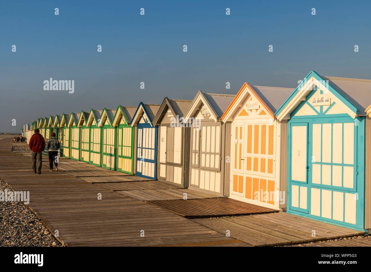 France Somme Cayeux Sur Mer The Path Boards In Cayeux Sur Mer