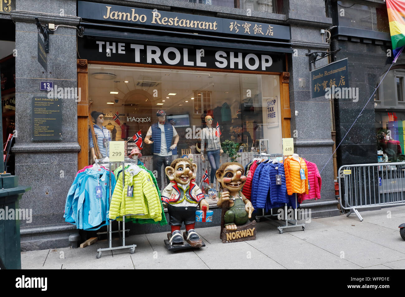 Oslo, Norway - June 20, 2019: The Troll shop located at the Karl Johan gate  street Stock Photo - Alamy