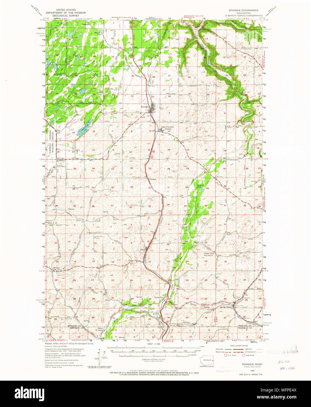 Spangle washington map Cut Out Stock Images & Pictures Alamy