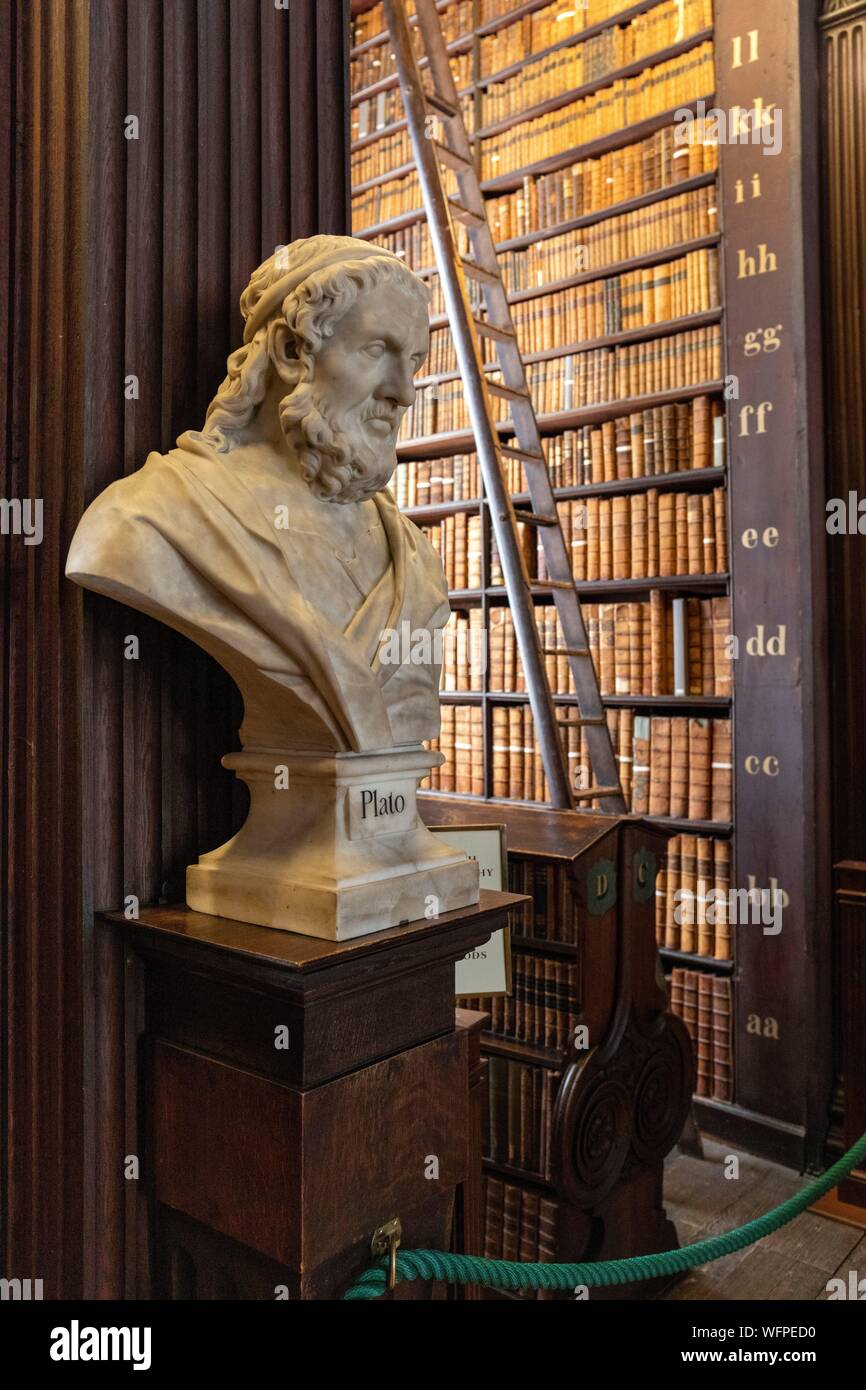 Ireland, Dublin, Trinity College, the old library, one of the most