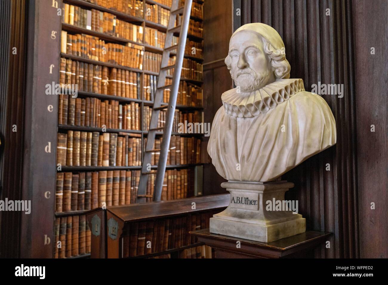 Ireland, Dublin, Trinity College, the old library, one of the most