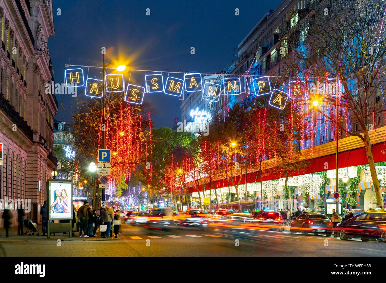 Boulevard haussmann christmas