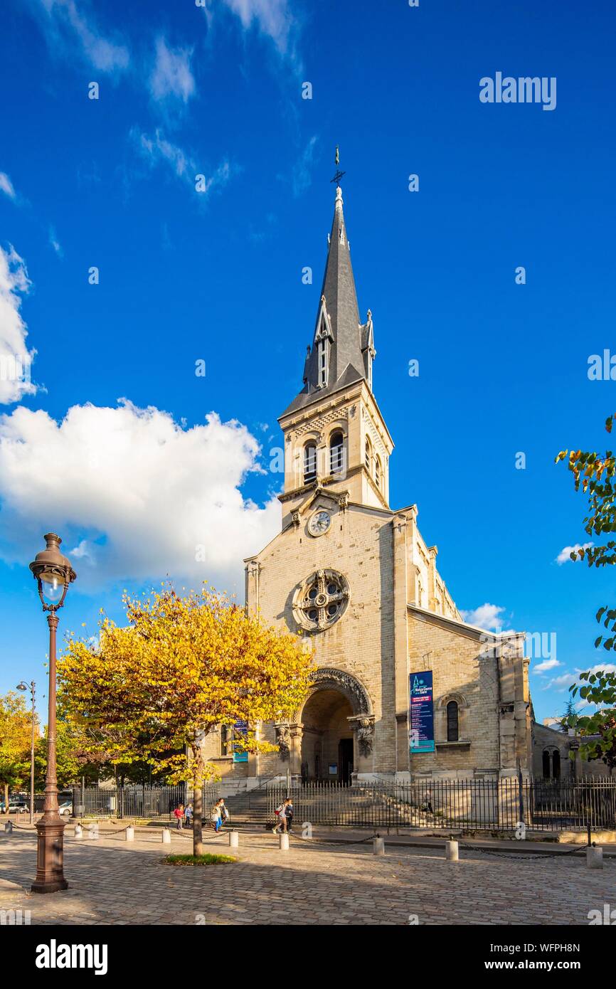 France, Paris, 13th arrondissement, Place Jeanne