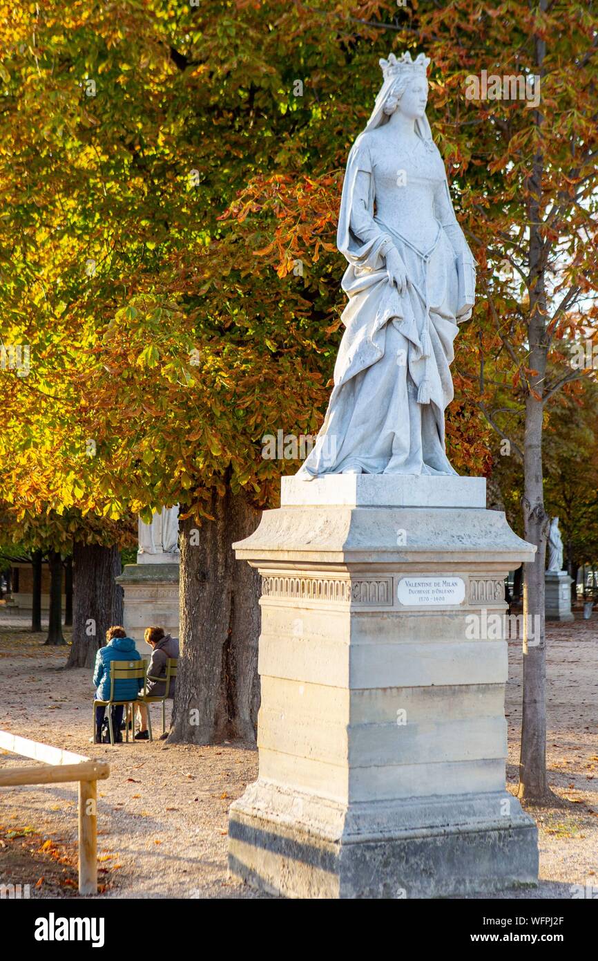 France, Paris, the Luxembourg Garden Stock Photo