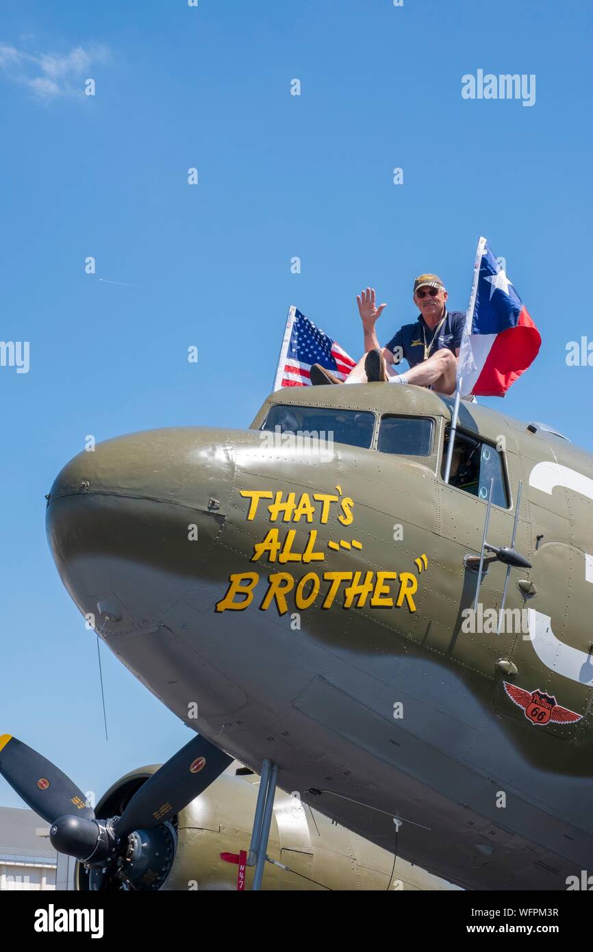 France, Seine Saint Denis, Le Bourget, Parc des Expositions Paris Le Bourget International Air Show and Space 2019 Stock Photo