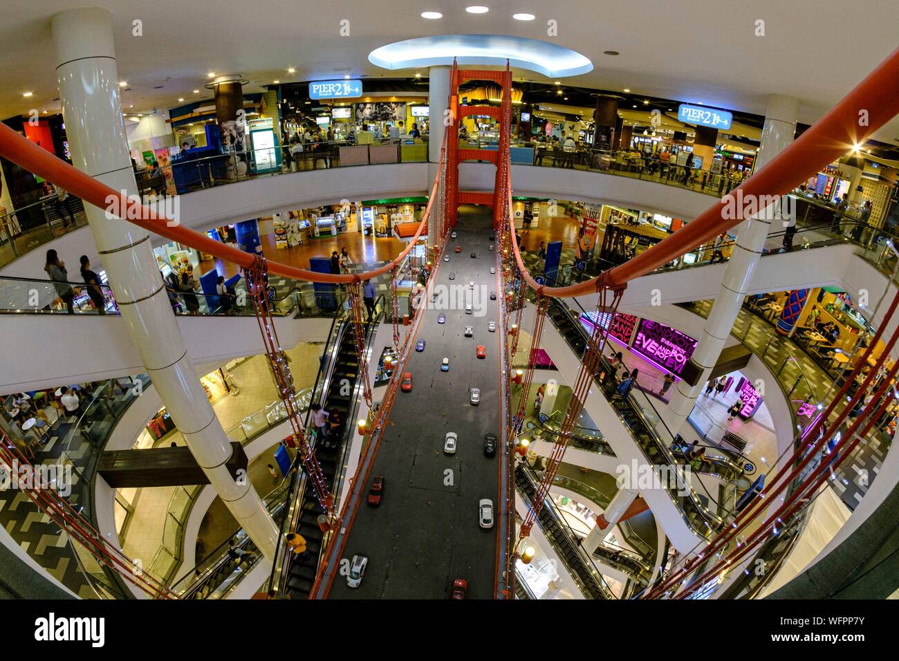 Thailand, Bangkok, Sukhumvit, Terminal 21 shopping mall Stock Photo Alamy
