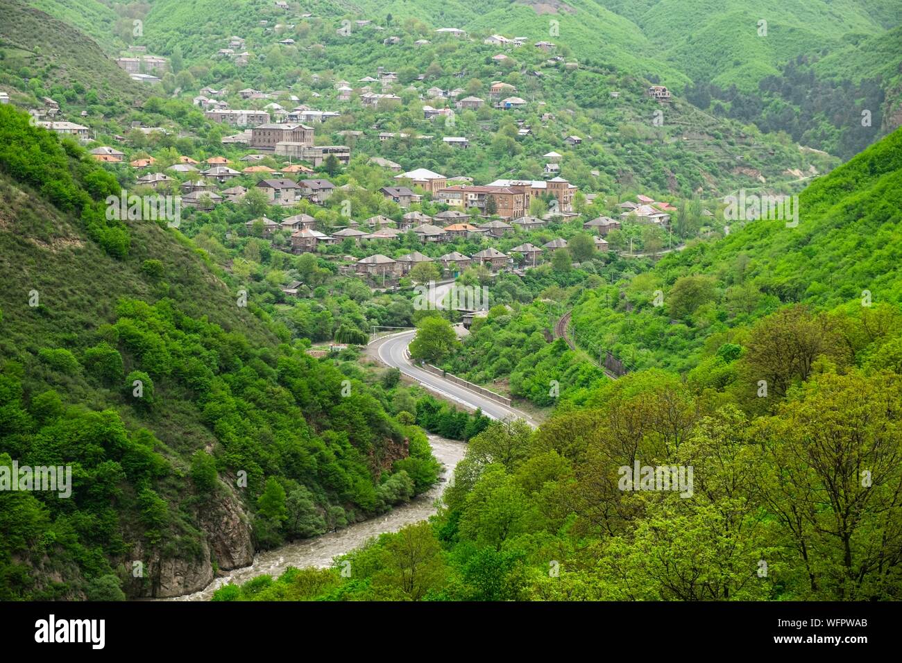 Armenia, Lorri region, Debed valley and Tumanyan Stock Photo - Alamy