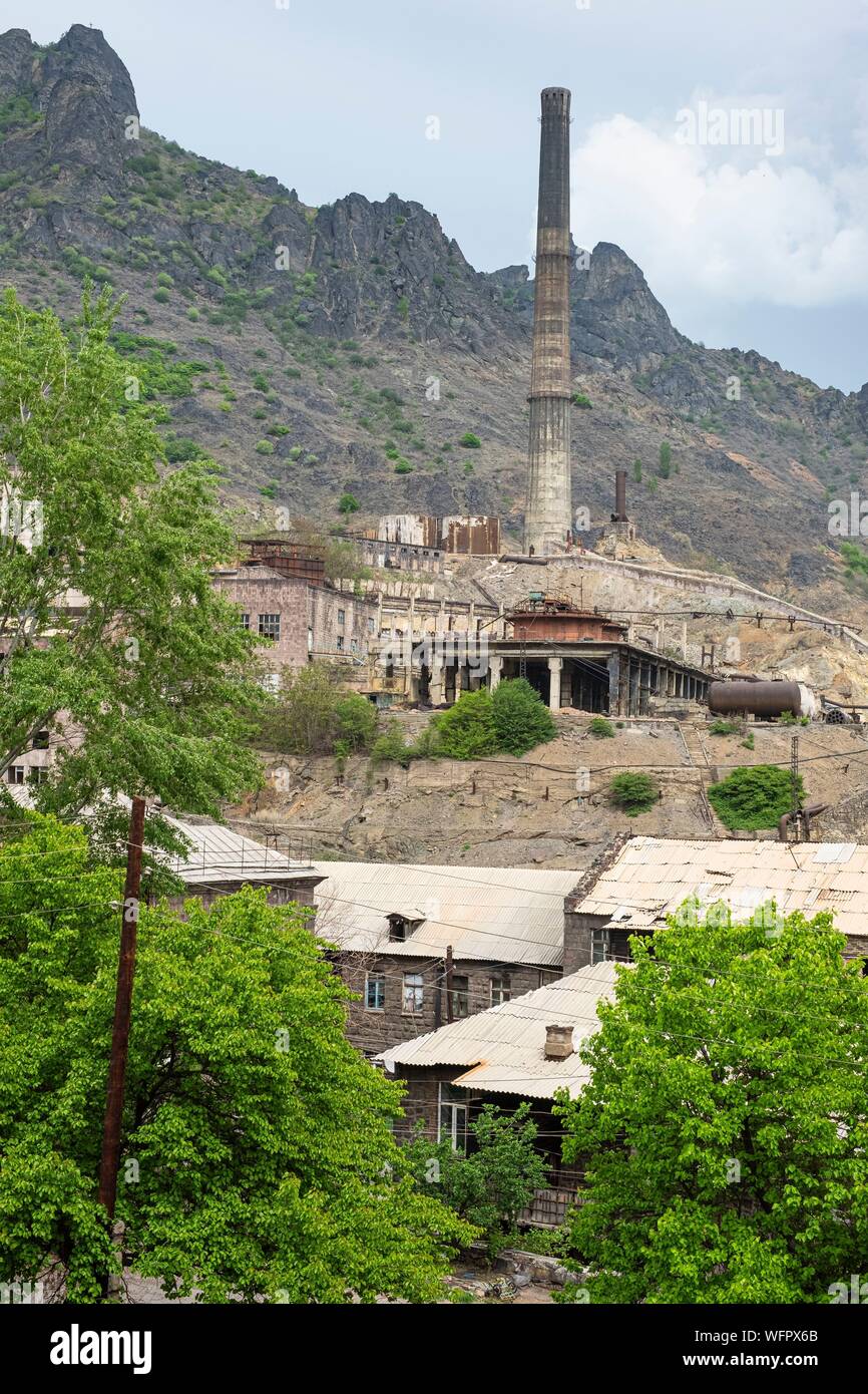 Armenia, Lorri region, Debed valley, Alaverdi, old copper factory Stock Photo