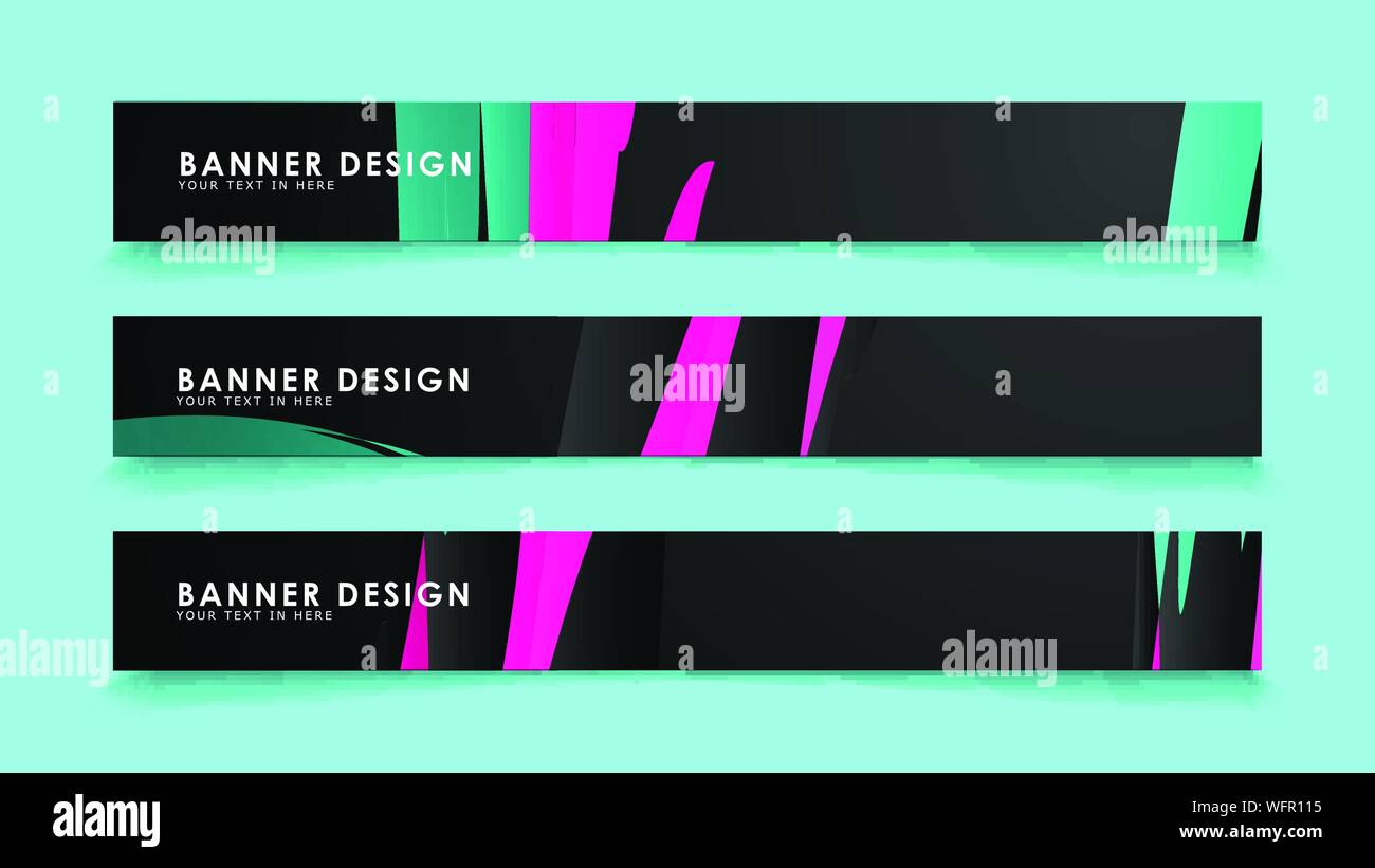 Simple abstract geometric banners with simple geometric banner spray ...