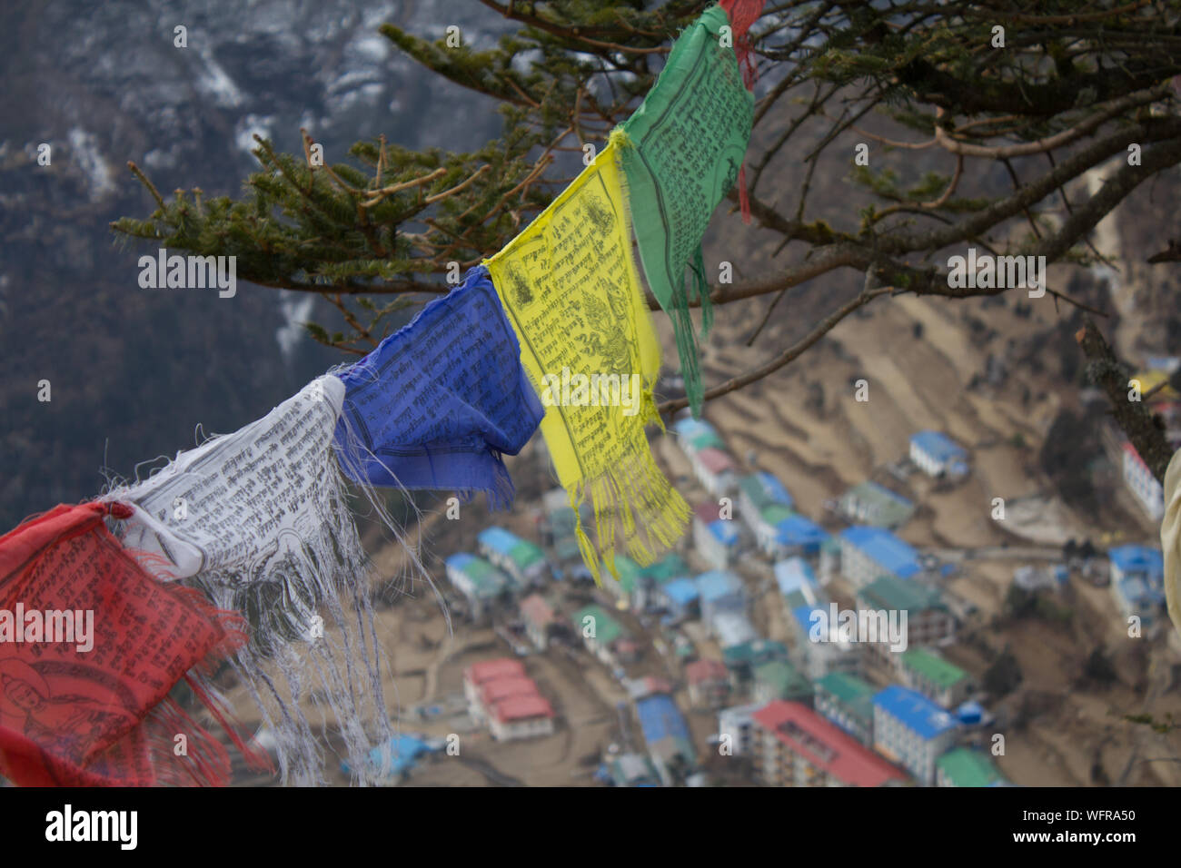 Prayer flag tree hires stock photography and images Alamy