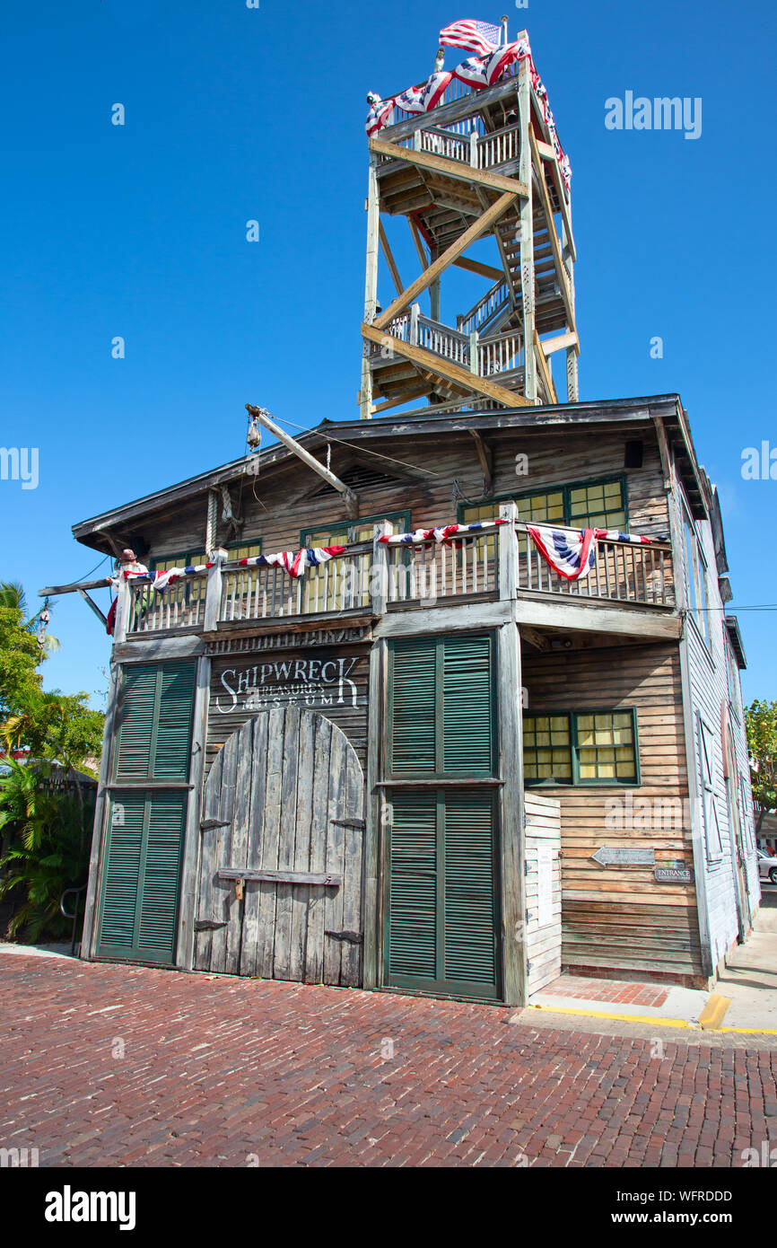 Shipwreck treasure museum in Key West, Florida Stock Photo - Alamy