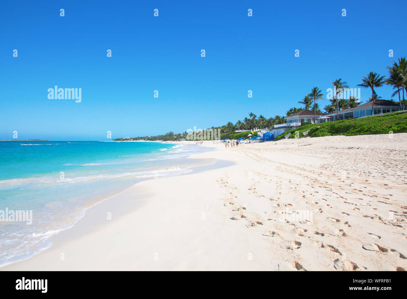 Cabbage beach on Paradise island in Nassau, Bahamas Stock Photo Alamy