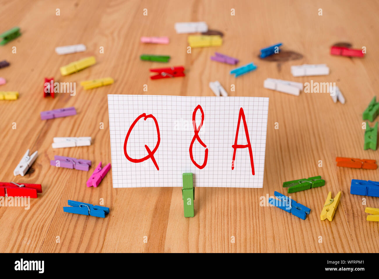 Text sign showing Q And A. Business photo text defined as questions ...