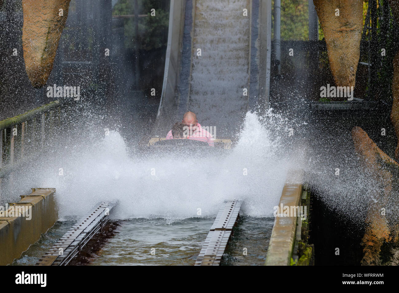 Children laughing theme park hi-res stock photography and images - Alamy