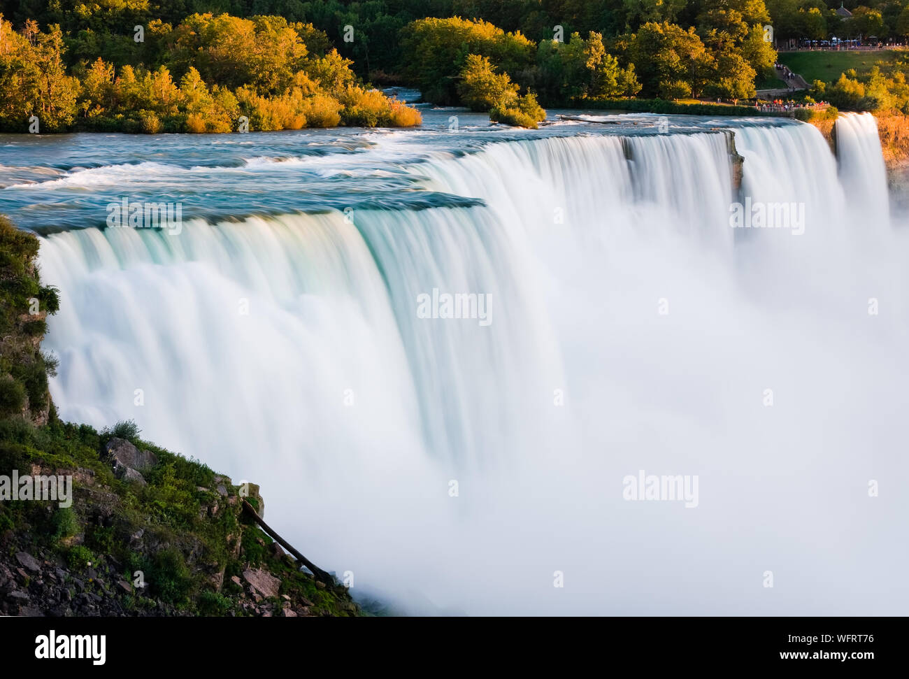 Niagara Falls from USA side Stock Photo