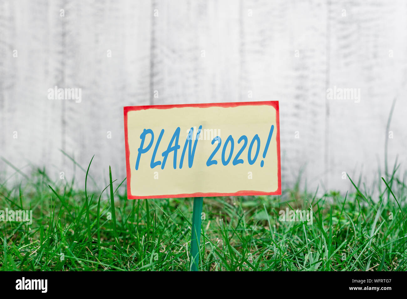 Writing note showing Plan 2020. Business concept for detailed proposal ...