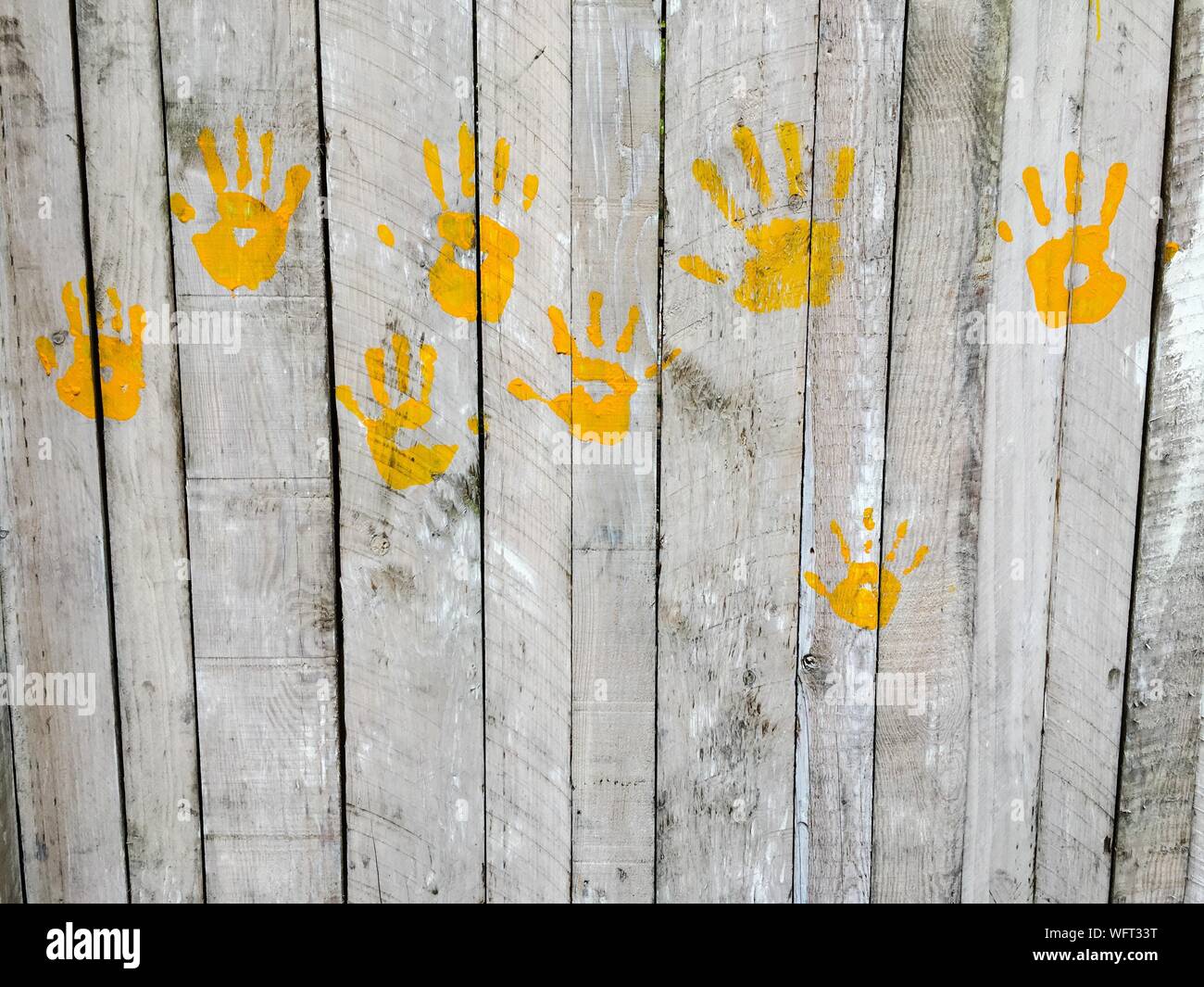 Handprints Wall High Resolution Stock Photography and Images Alamy