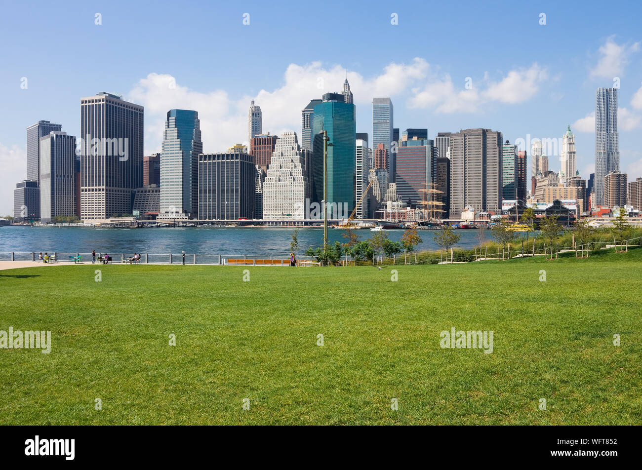 Manhattan skyline, New York City Stock Photo