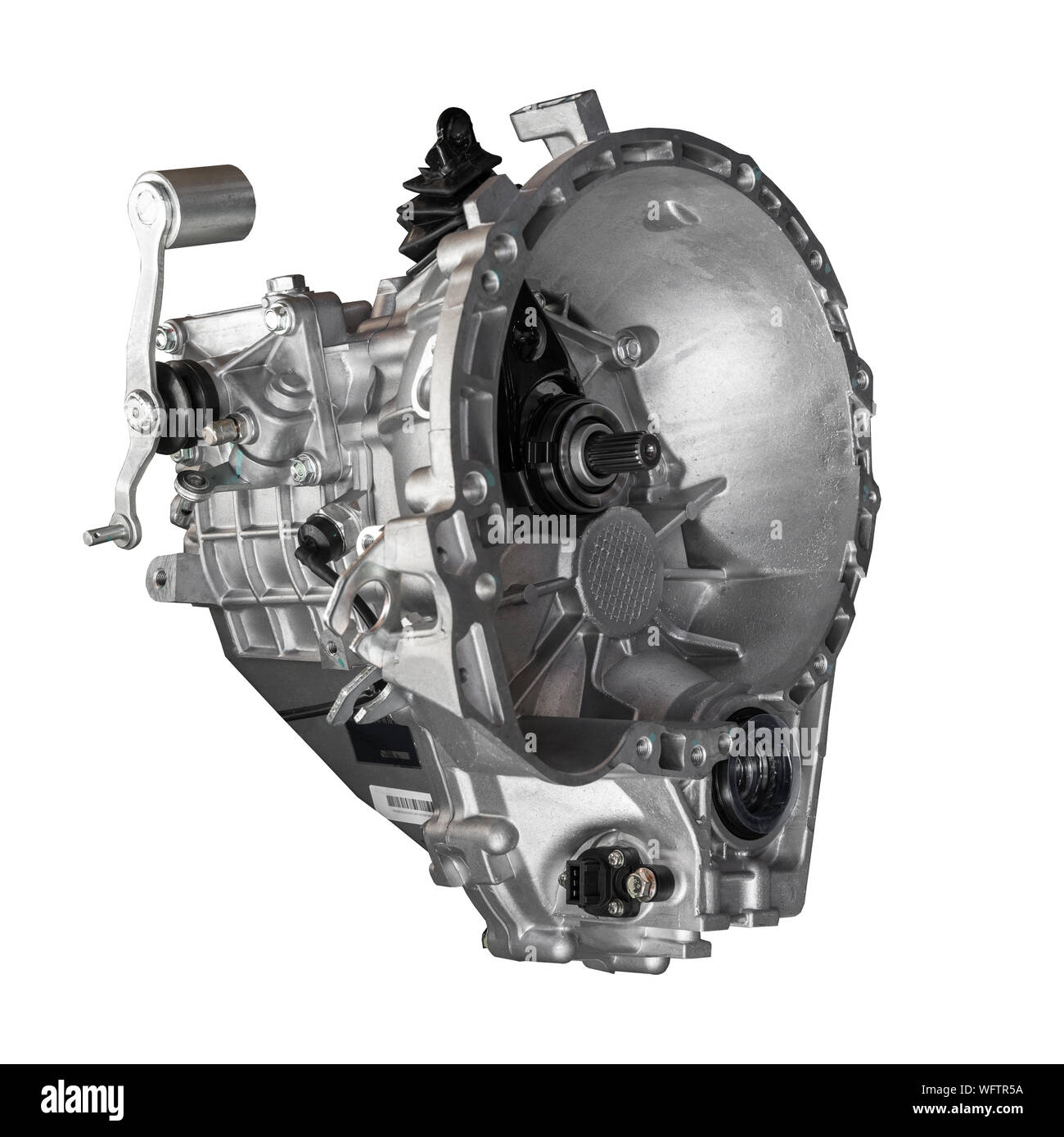 new car manual transmission on a white background Stock Photo Alamy