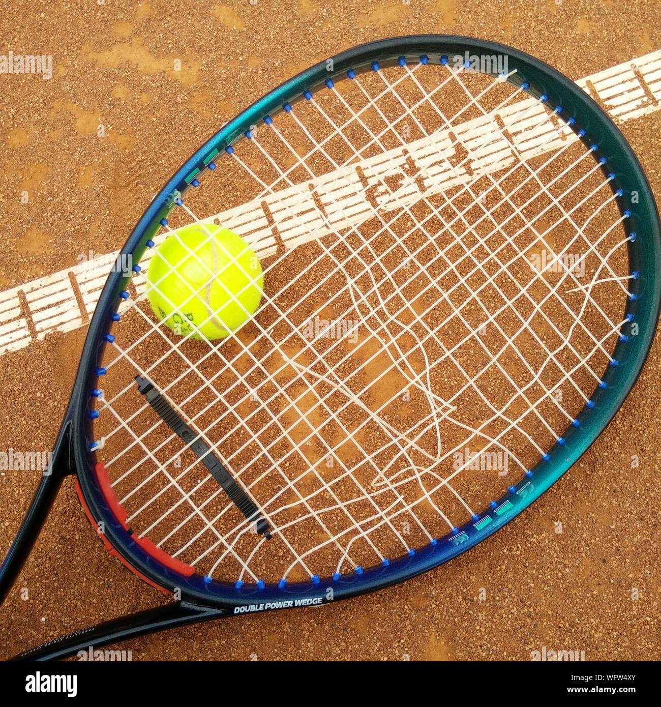 Broken Tennis Racket High Resolution Stock Photography and Images Alamy