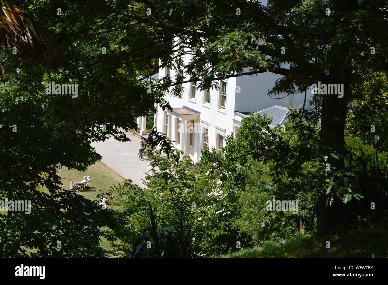 Greenway House Gardens, Devon, England Stock Photo Alamy