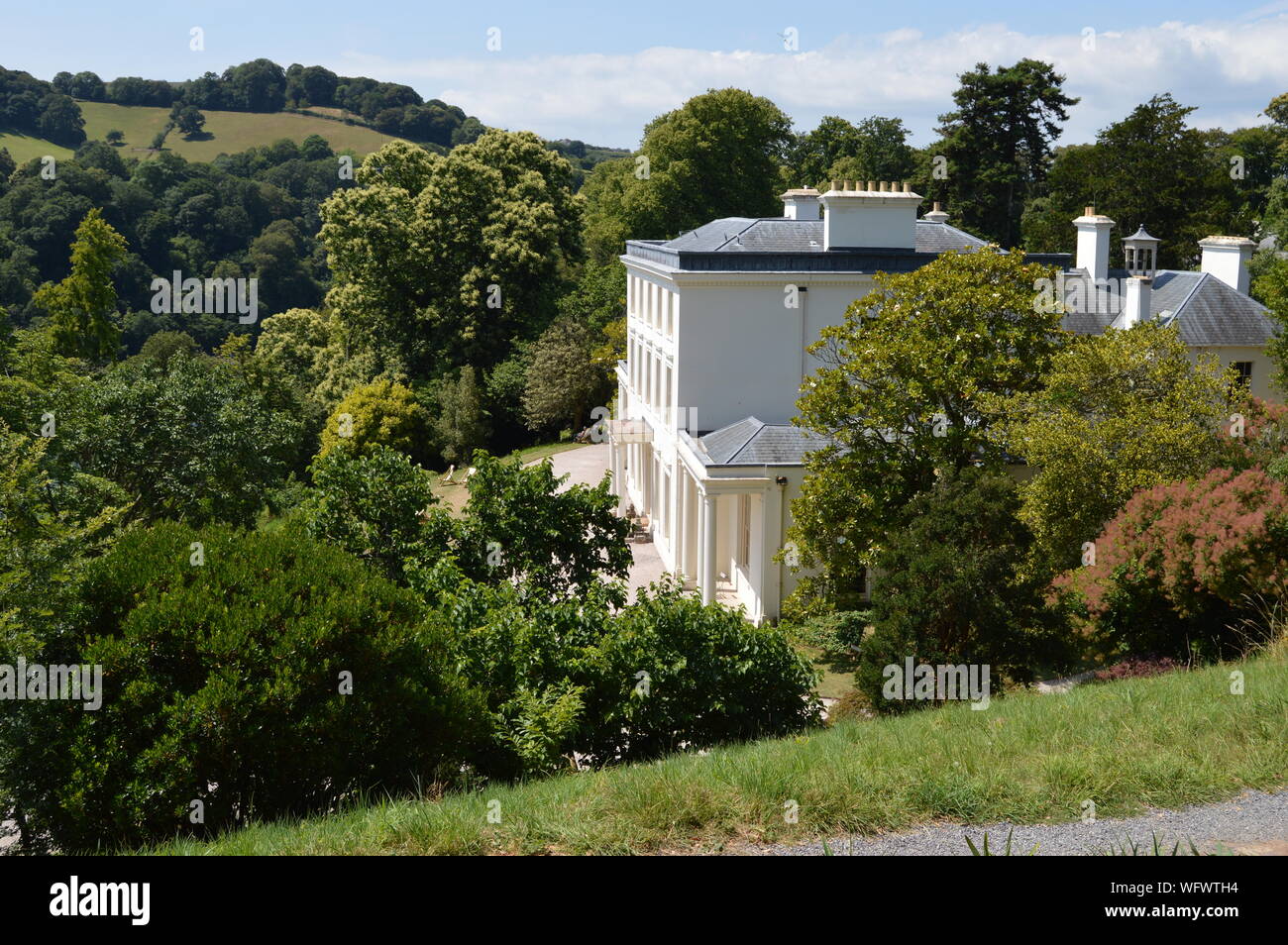Greenway House Gardens, Devon, England Stock Photo Alamy