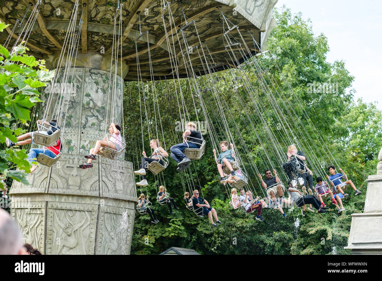 Fairground Adventure Ride Stock Photo - Alamy