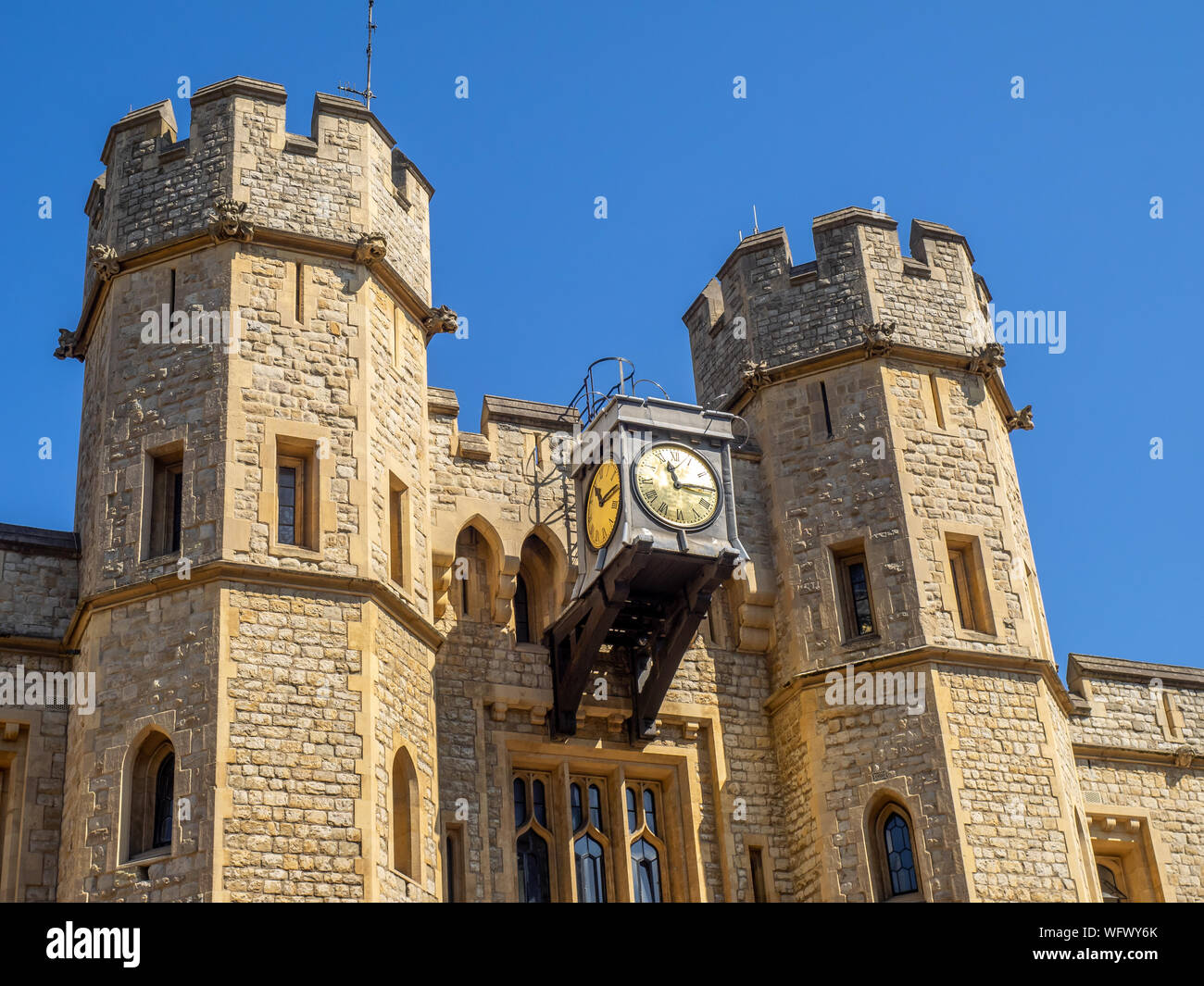 London, England - August 5, 2018: The Waterloo Block inside the walls ...