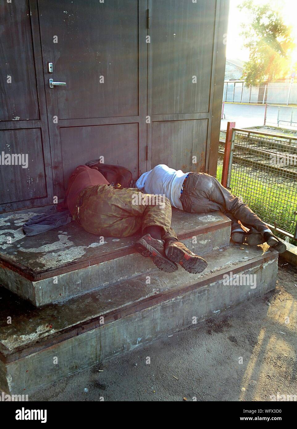 Two men sleeping hires stock photography and images Alamy