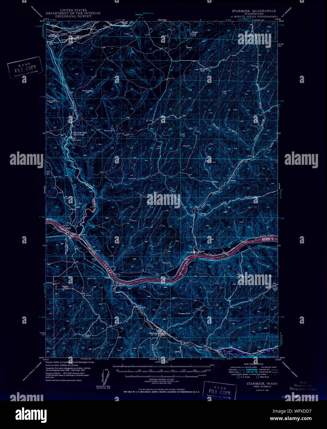 Map of starbuck hires stock photography and images Alamy