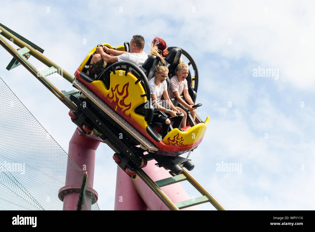 Fairground Adventure Ride Stock Photo - Alamy
