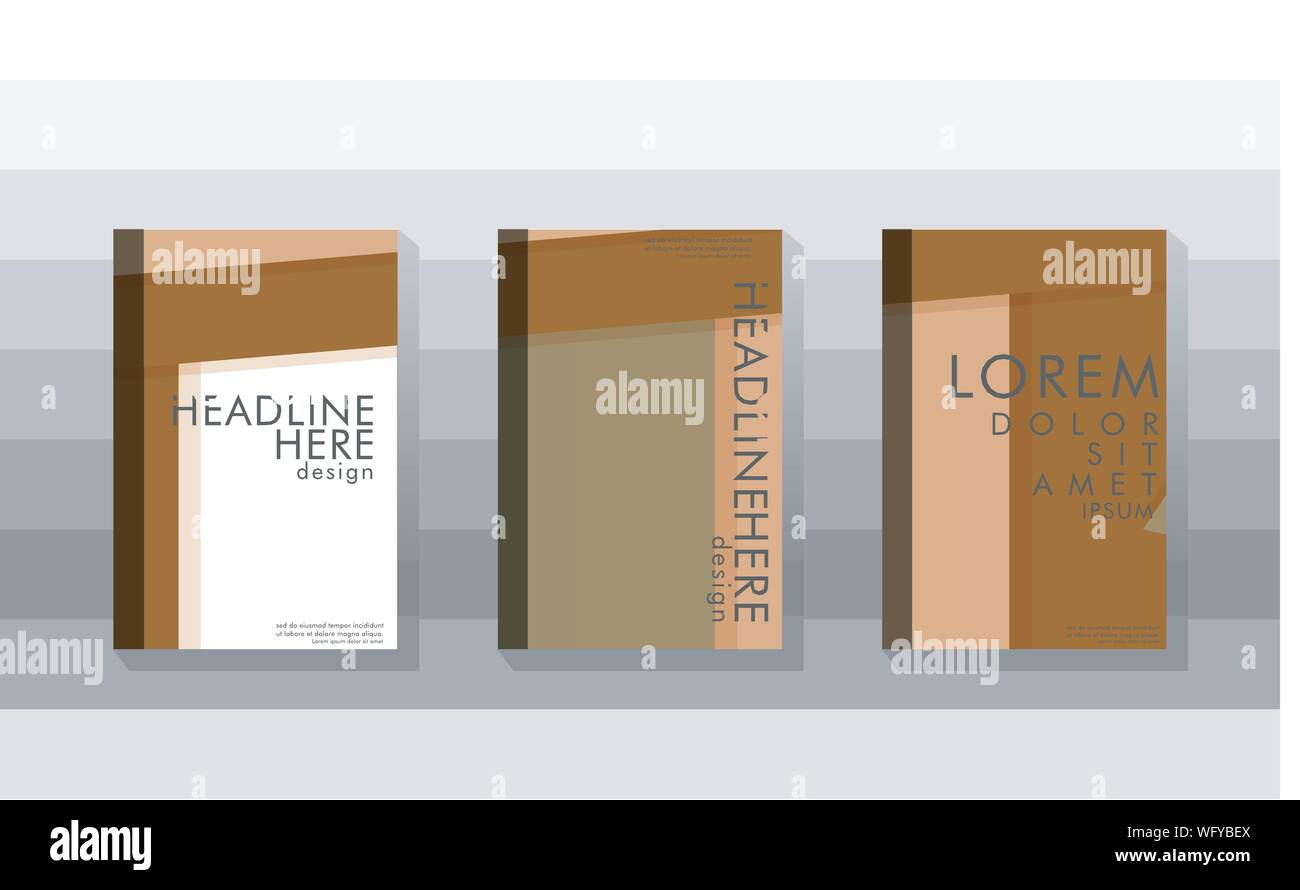 Cover book concept abstract geometric background with a combination of ...