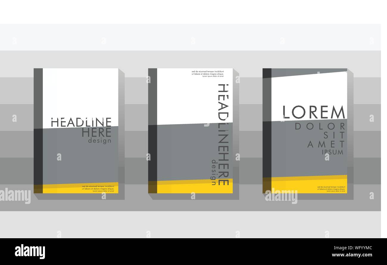 Cover book concept abstract geometric background with a combination of ...