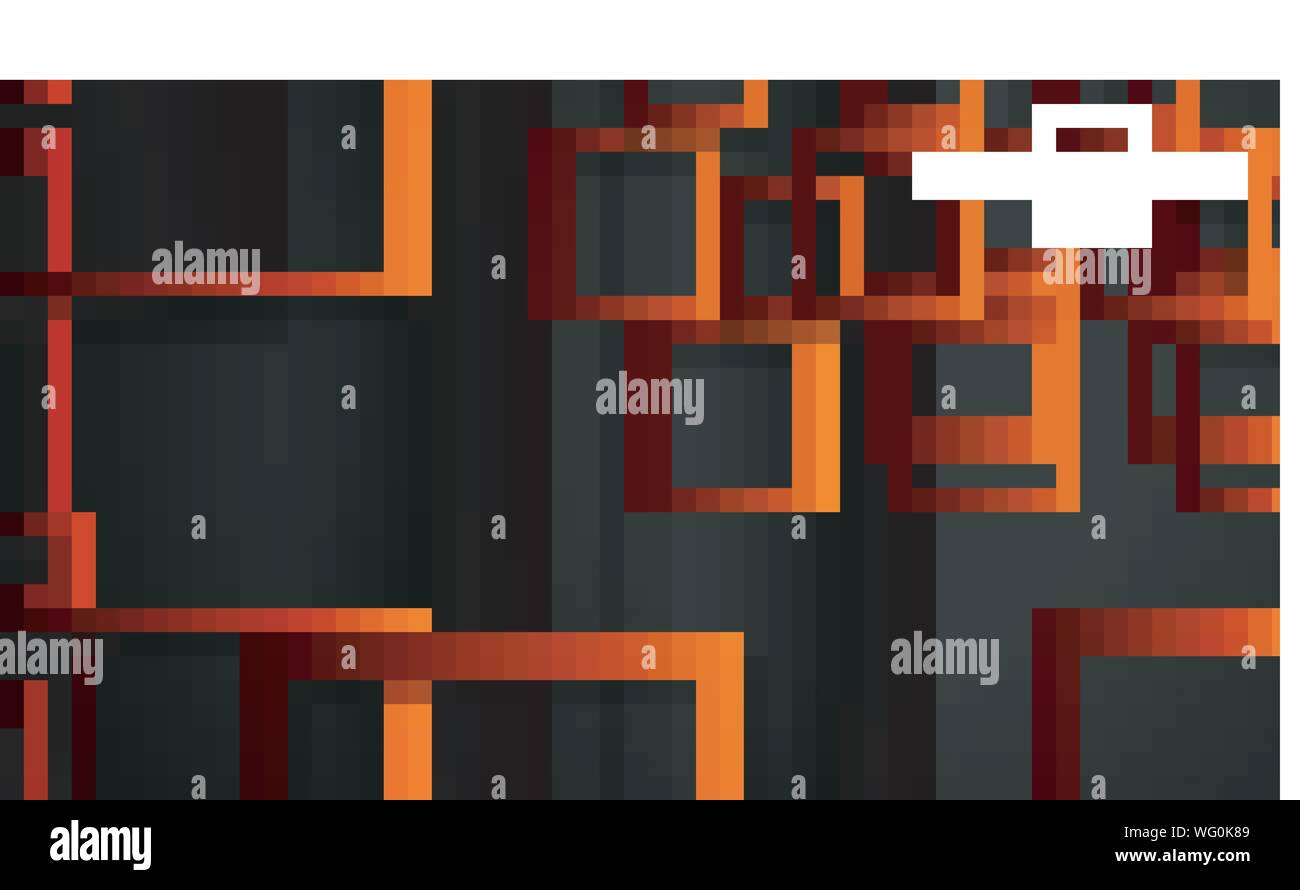 Vector Modern Abstract Squares Backgrounds . with a black red orange ...