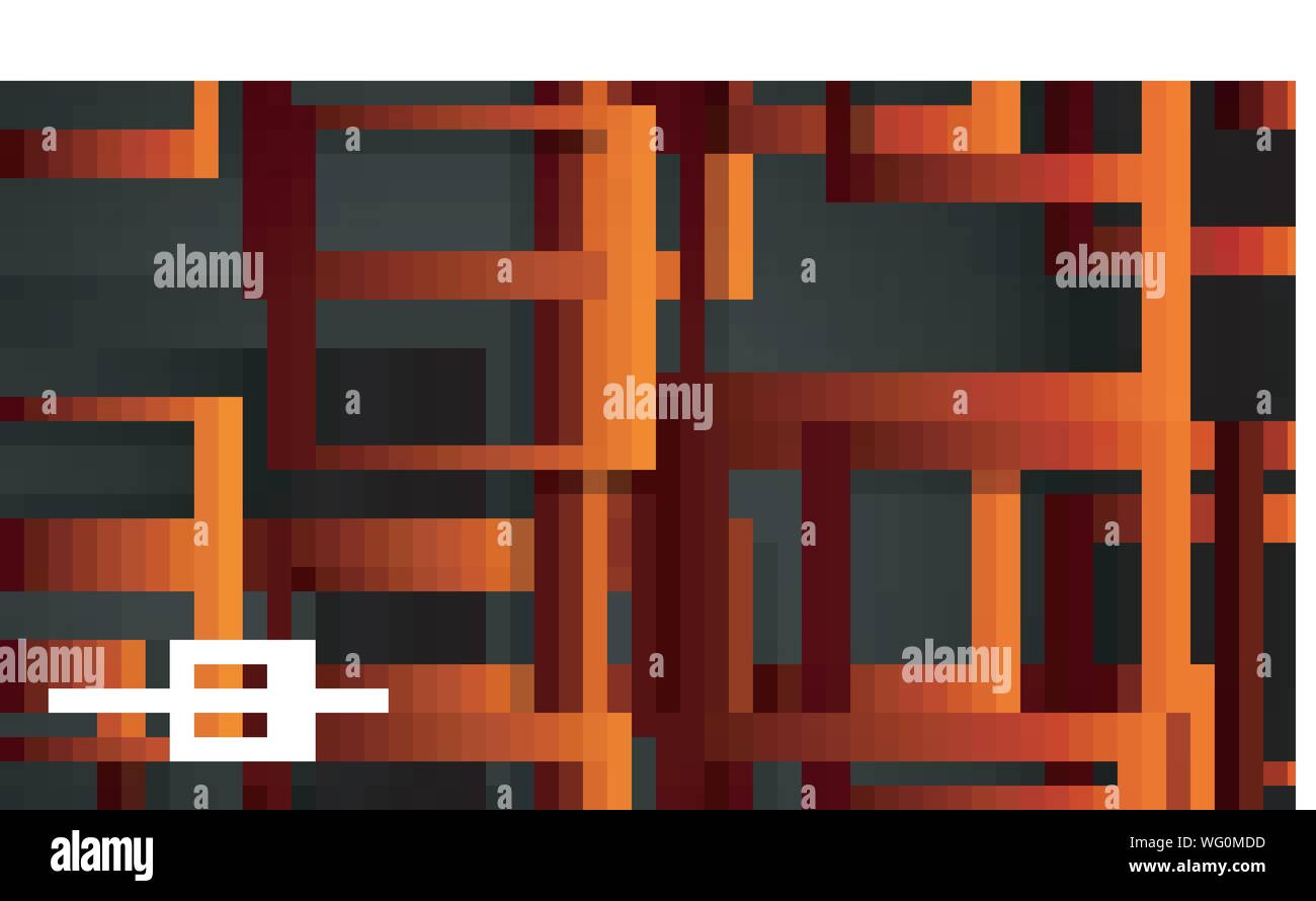 Vector Modern Abstract Squares Backgrounds . with a black red orange ...