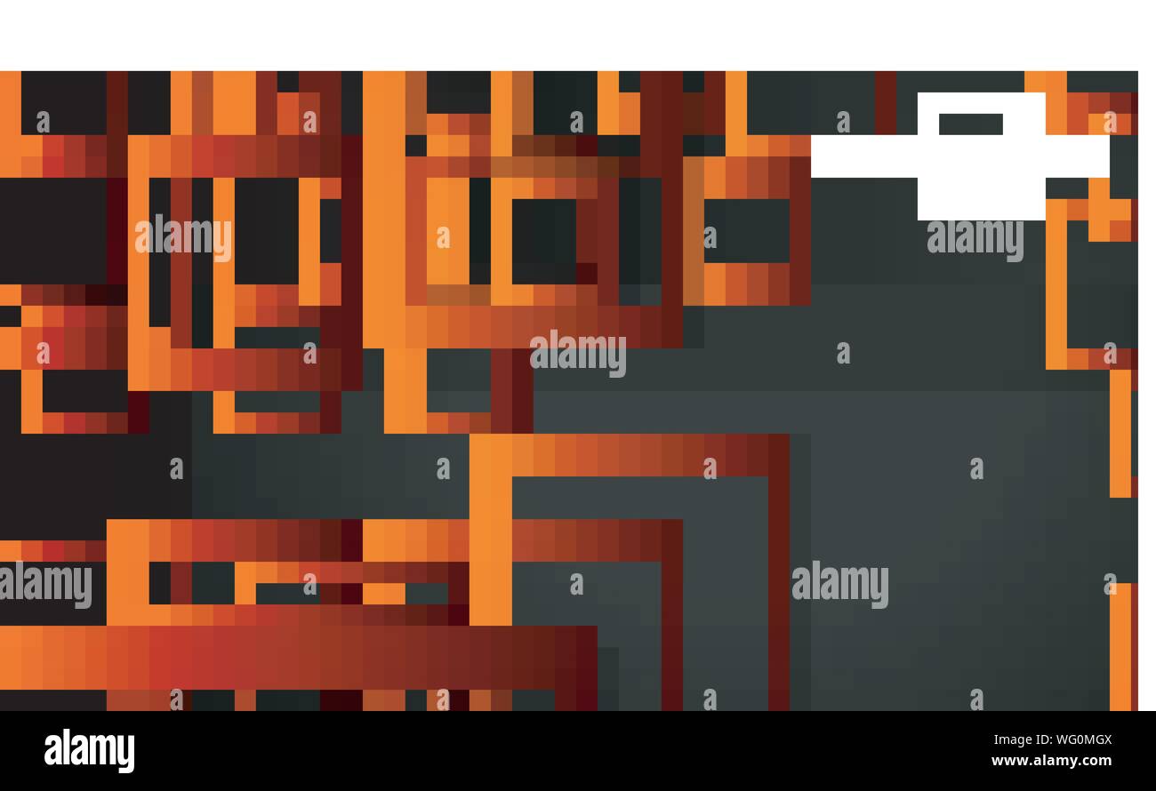 Vector Modern Abstract Squares Backgrounds . with a black red orange ...