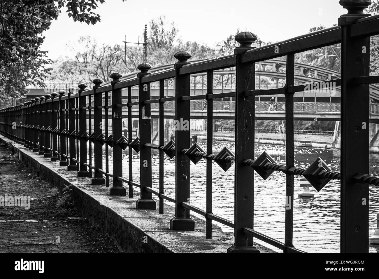 Railing design Black and White Stock Photos & Images Alamy